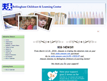 Tablet Screenshot of bellinghamchildcare.com